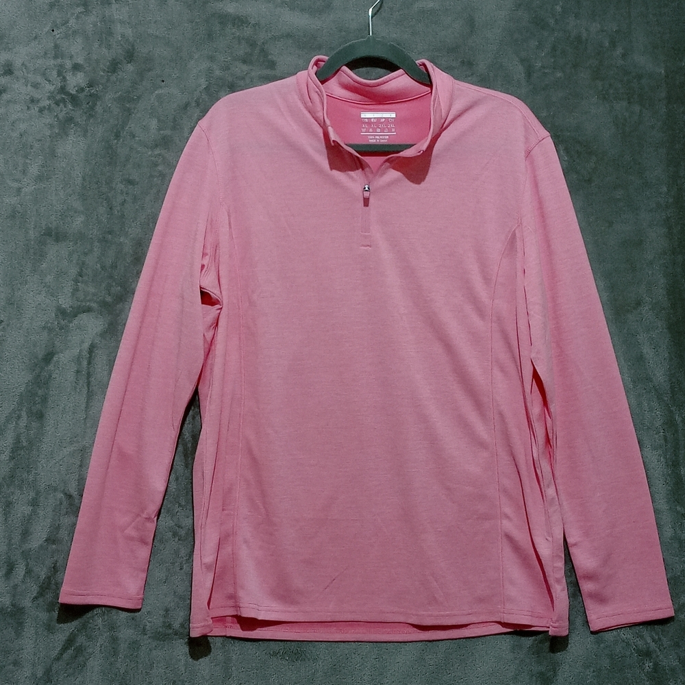 Womens pink light weight exercise shirt